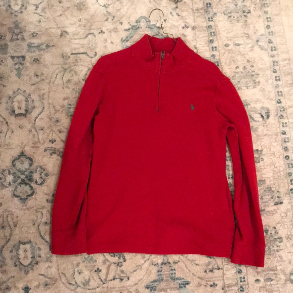 Red Ralph Lauren Polo sweater